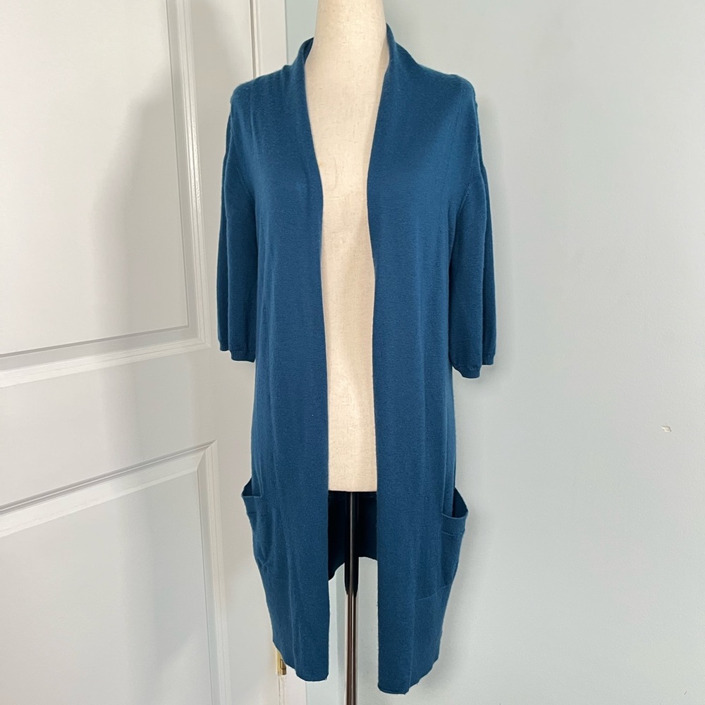Vince 100% cashmere longline cardigan size S - Picture 6 of 15